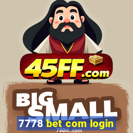 7778 bet com login